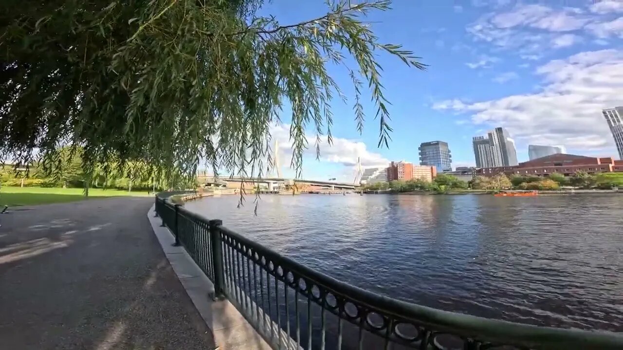 Living In Boston 4K Walking Tour - North Point Park Hidden Gem top things to do in #boston vlog