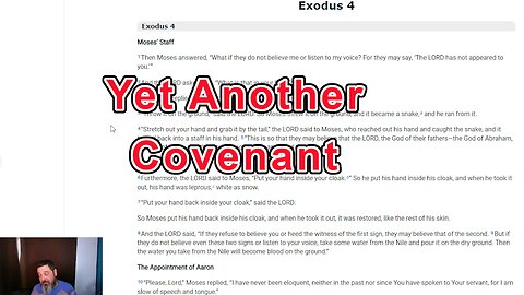 Reaffirming the Covenant Exodus 4