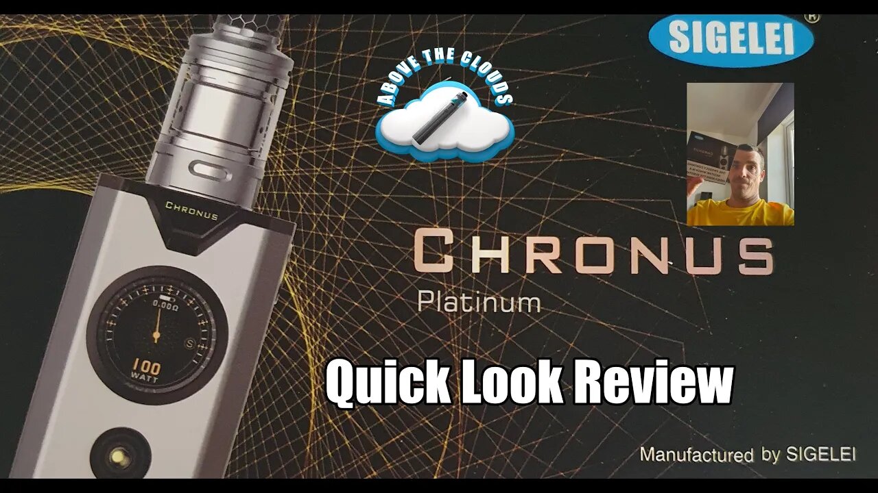 The Sigelei Chronus Kit, (Bargain of a mod or not)?