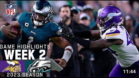 Minnesota Vikings vs. Philadelphia Eagles | week 2 Game best MOMENTS