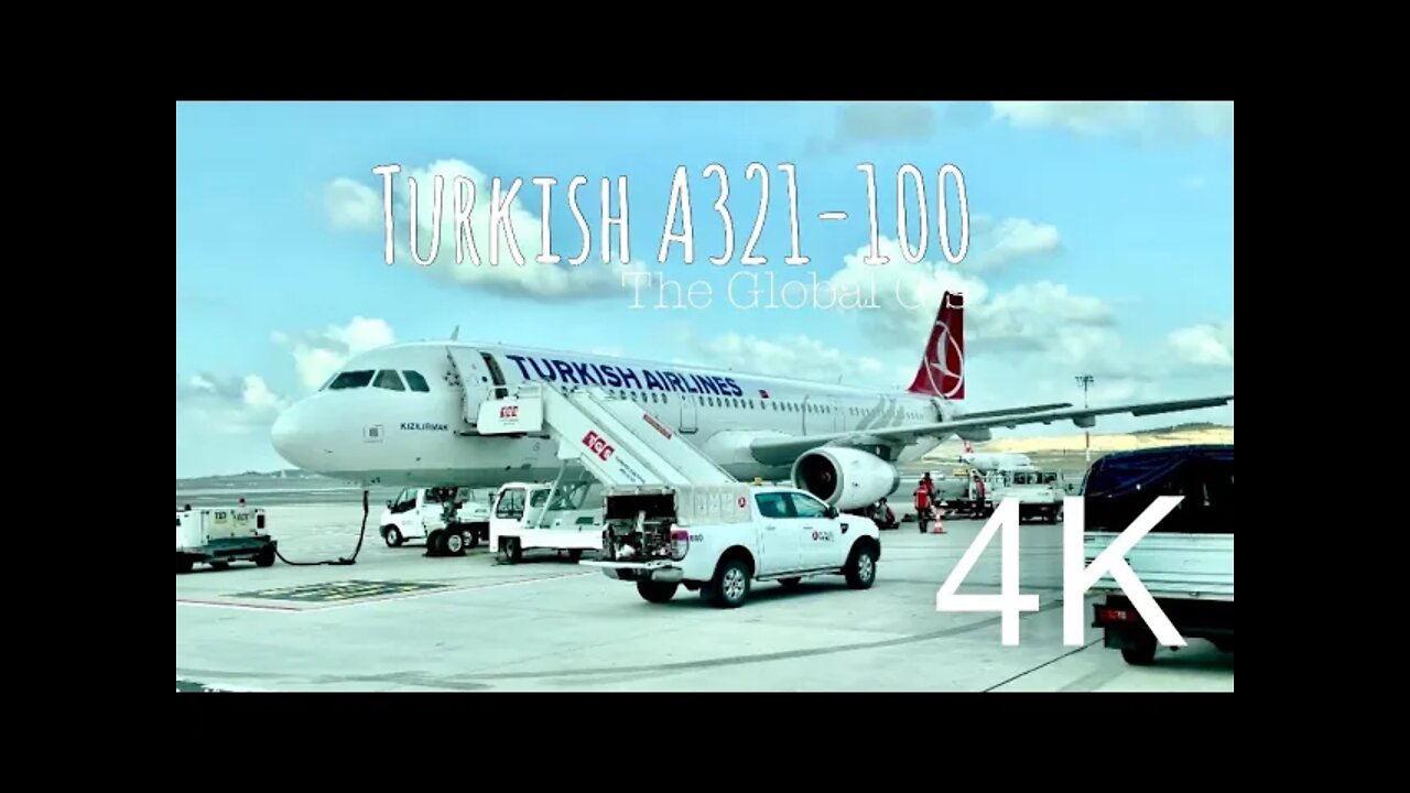 Trip Report: Turkish Airlines Airbus A321 Economy Review Istanbul - Antalya (4K)