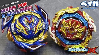 SAVIOR VALKYRIE .Sh-7 vs ASTRAL SPRIGGAN .Ov.Qt-0 - Beyblade Burst ベイブレードバースト