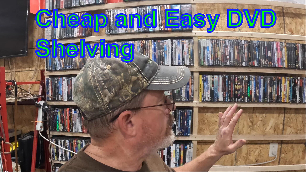 Cheap and Easy DVD Shelving