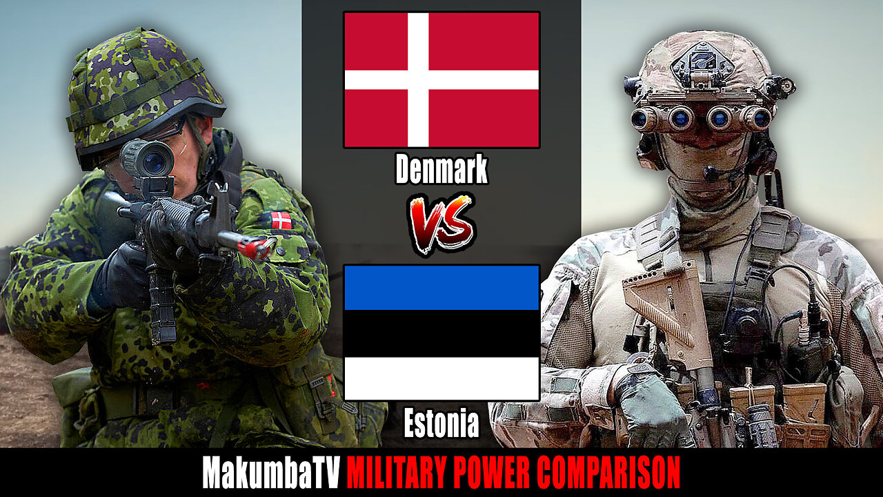 Denmark vs Estonia 2024 | Military Power