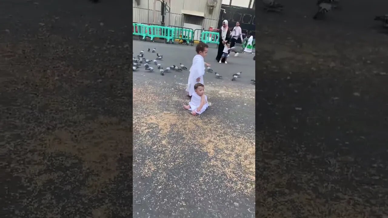 Two small baby offering hajj 2023 | Makkah Live || Live Hajj 2023 #shorts #hajjlive2023