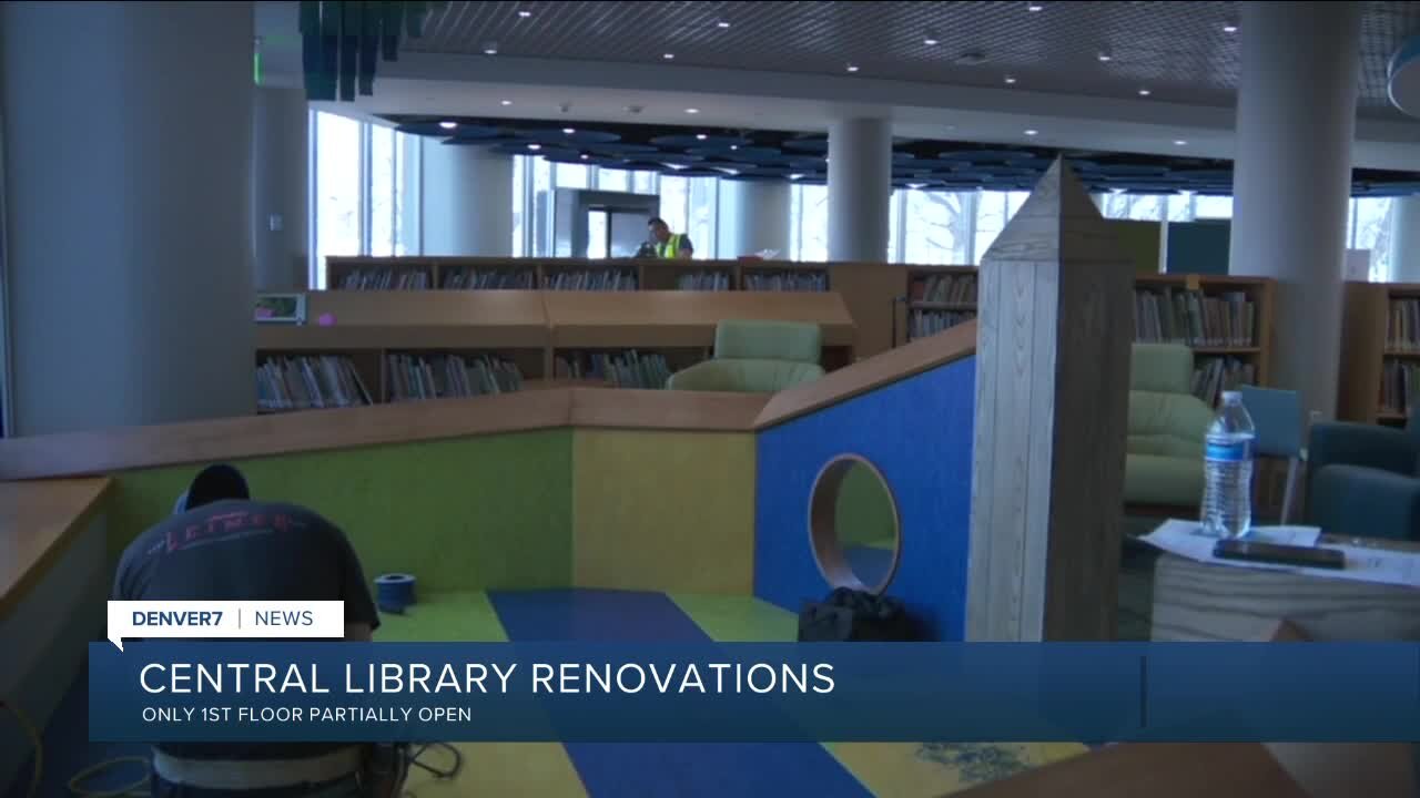 Denver's Central Library partially open after renovations