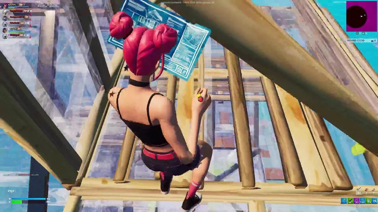 playing fortnite