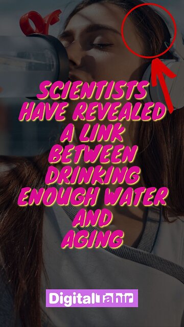 Scientists Have Revealed A Link Between Drinking Enough Water And Aging #shorts