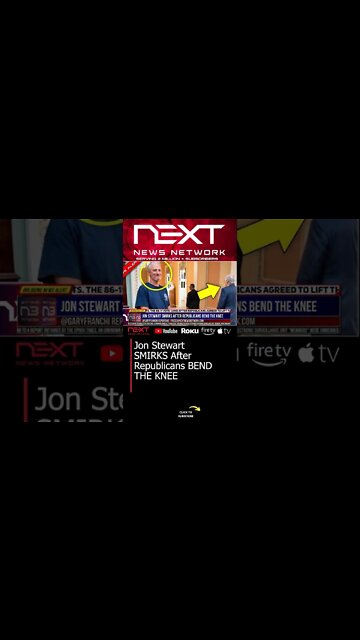 Jon Stewart SMIRKS After Republicans BEND THE KNEE #shorts