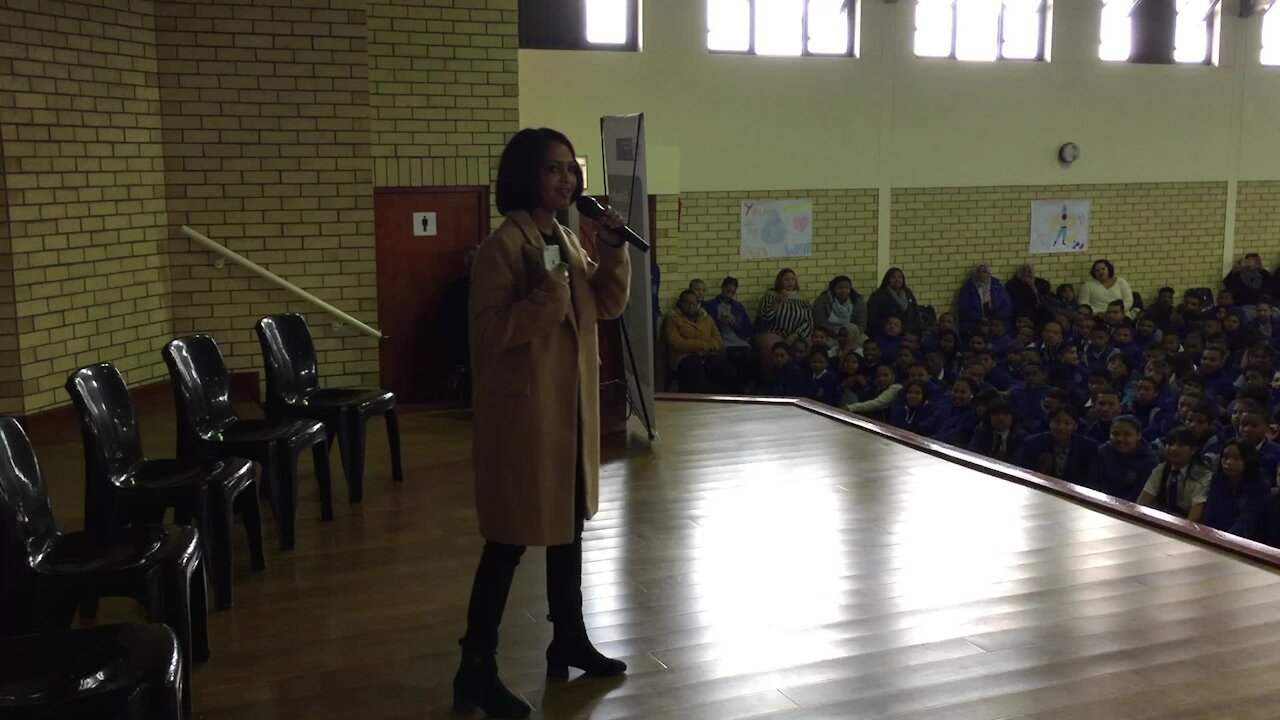 SOUTH AFRICA - Cape Town - Anti Bully campaign at Beacon Hill High School in Mitchells Plain (vZC)