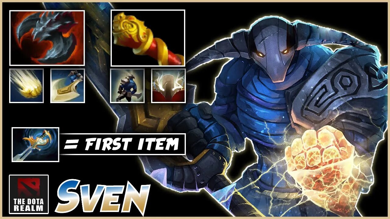 How to DELETE Enemy Team with ONE Cleave- Sven