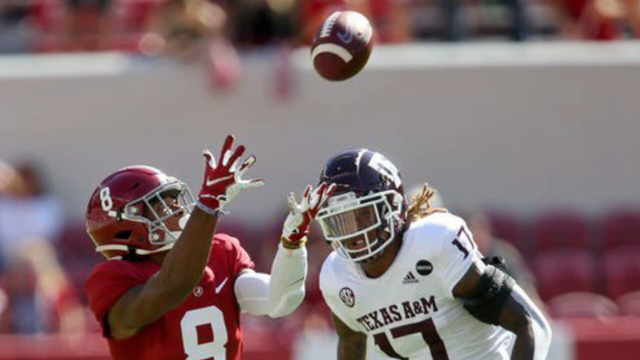 63 days until Alabama Football 🐘🔥 John Metchie 63 yard TD against Texas A&M!