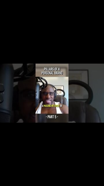 Pillars of a Personal Brand (Part 5) #shorts