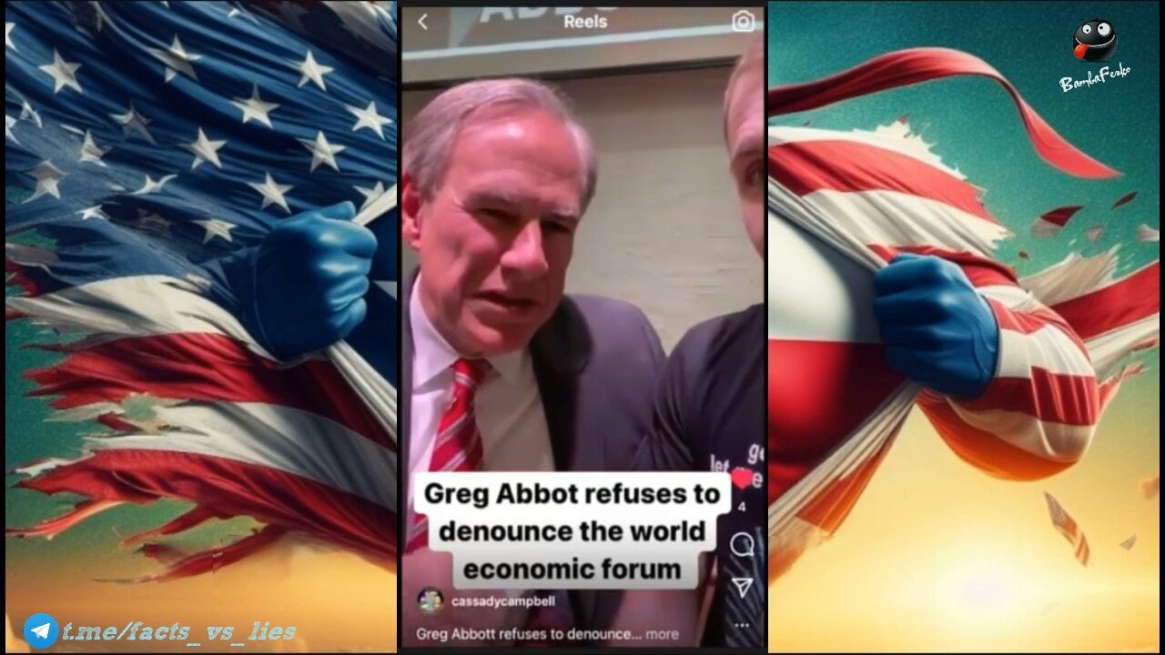 Texas Governor Abbott REFUSES To Denounce WEF