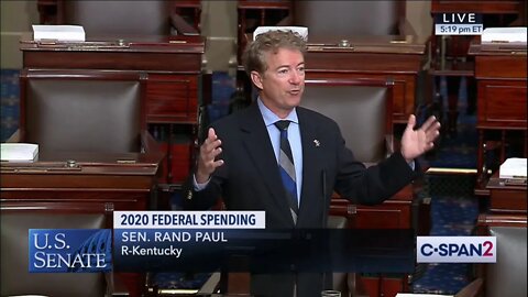 Sen. Paul Calls Out Skyrocketing Spending, Offers Fiscally Responsible Amendment - 10/28/19