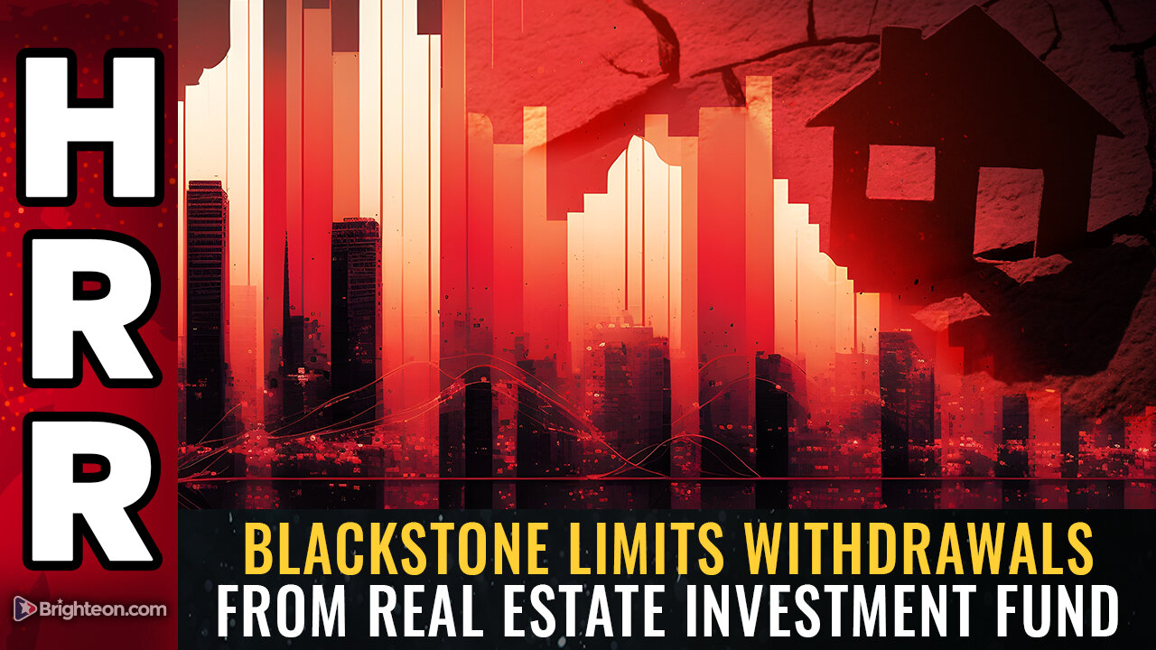 Blackstone limits withdrawals from real estate investment fund