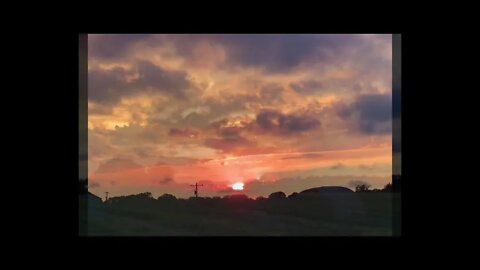 4K Amazing Sunset | Nature Sounds | ASMR | Meditation, Study Music | Natural Ambience