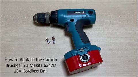 How to Replace the Carbon Brushes in a Makita 6347D 18V Cordless Drill
