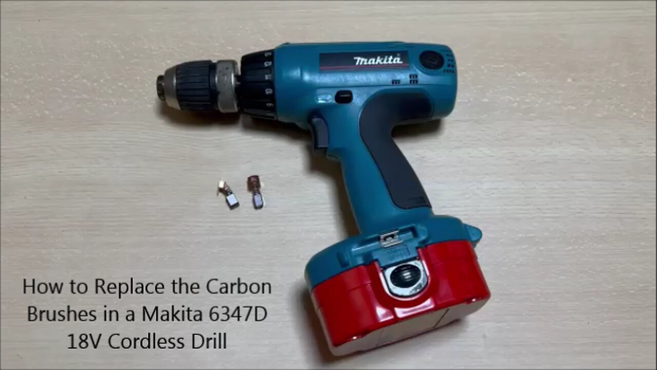 How to Replace the Carbon Brushes in a Makita 6347D 18V Cordless Drill