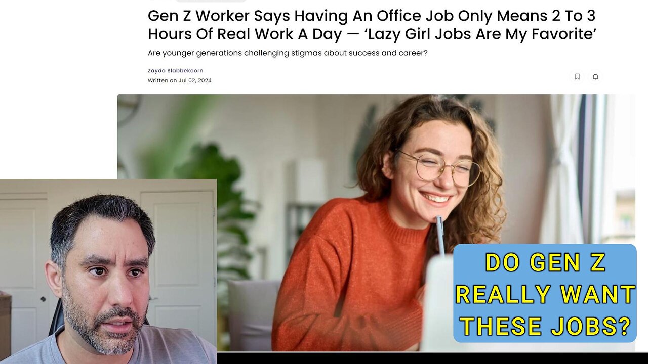 Do Gen Z want Lazy Girl Jobs?