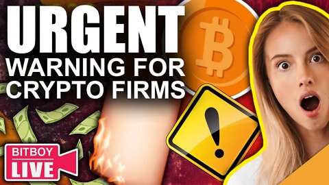 US Govt URGENT Warning for Crypto Firms (Bitcoin On-Chain Analysis Remains Bearish)