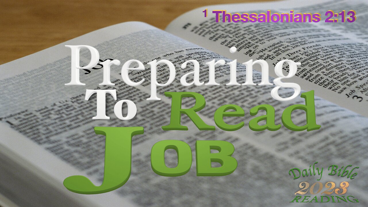 DBR-2023 Preparing to Read the Book of Job