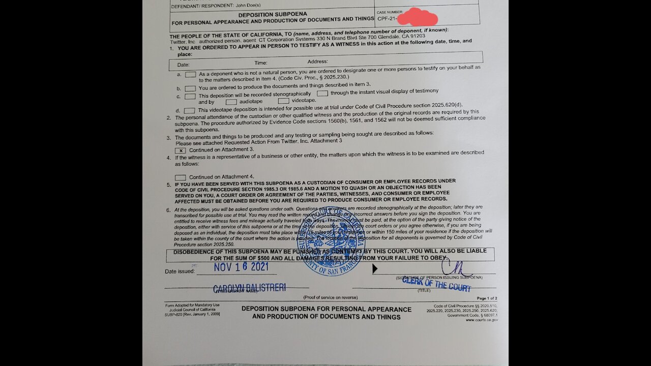 Subpoena to suspend Elon Musk's twitter account is on it's way today wish me luck🍀🙏🤞