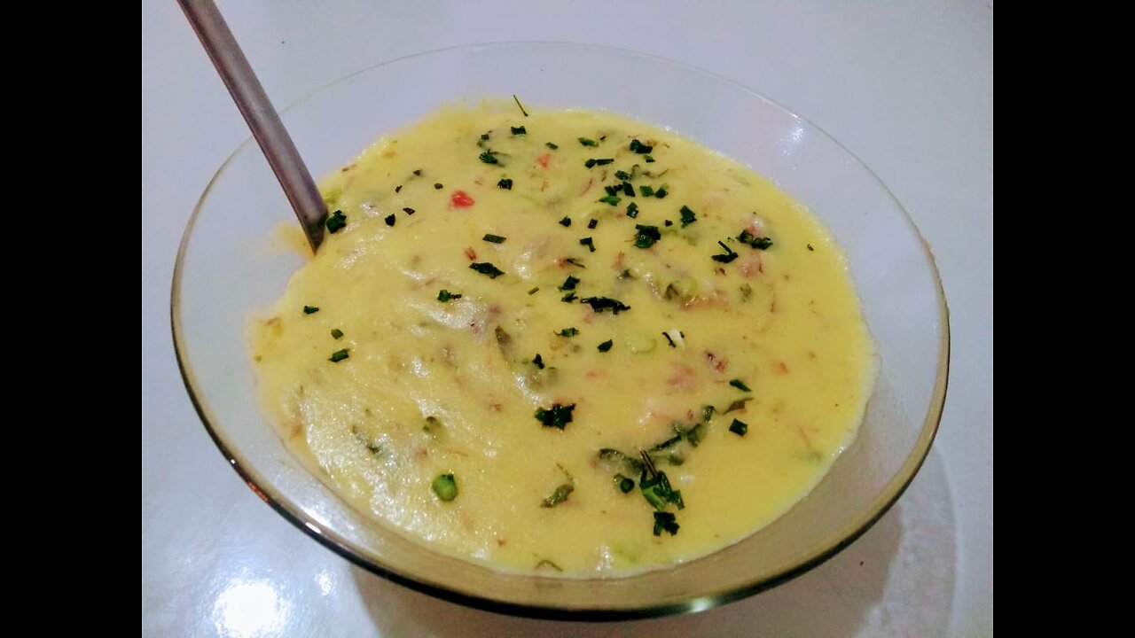 CREAMY FUBA SOUP WITH CABBAGE STALK