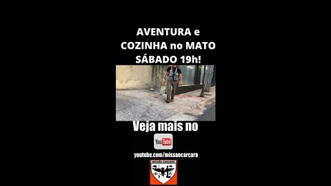 Cozinhar no mato com os amigos? Minha próxima aventura!