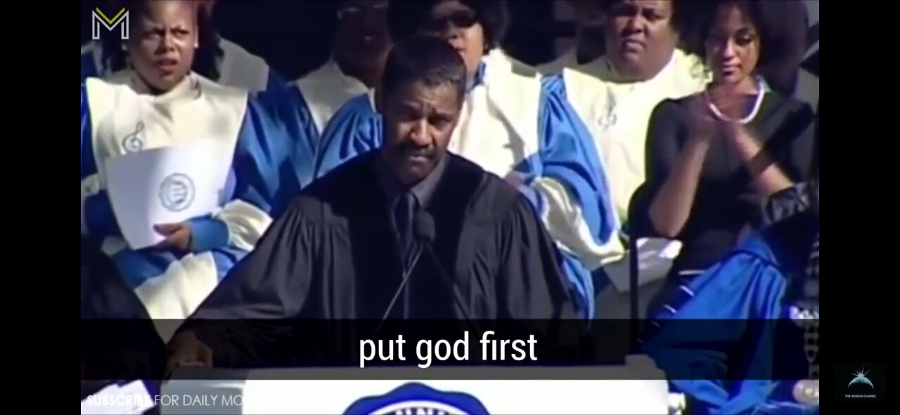 Denzel Washington - Put God first in everything!