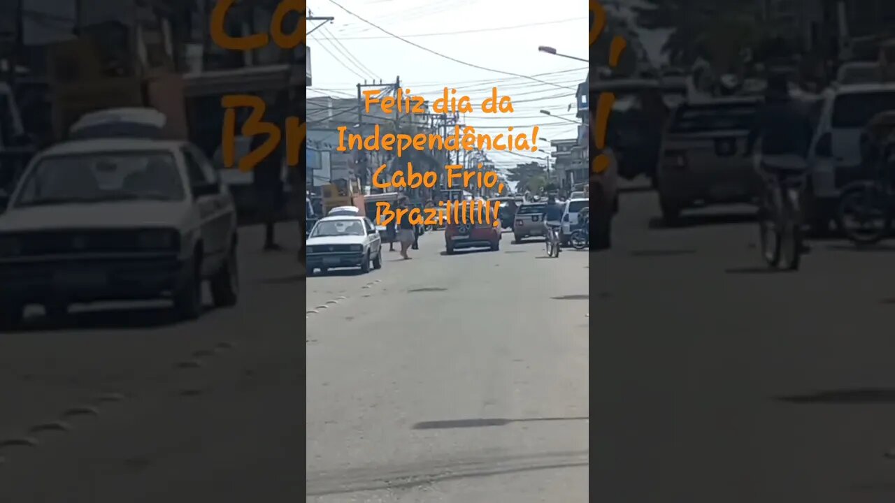 Cabo Frio hoje, RJ [ Jardim Esperança] Feliz dia da Independência! Brazil! #shorts