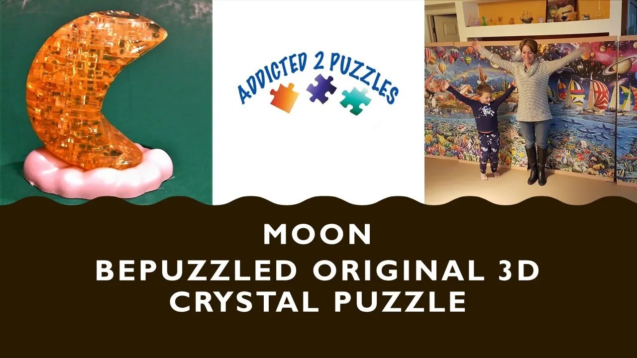 The Moon Original 3D Crystal Puzzle Tutorial