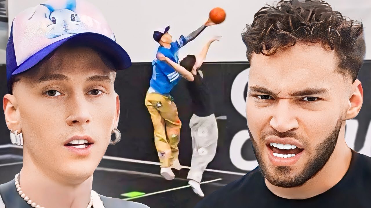 Adin Ross VS MGK 1v1 Basketball $10,000