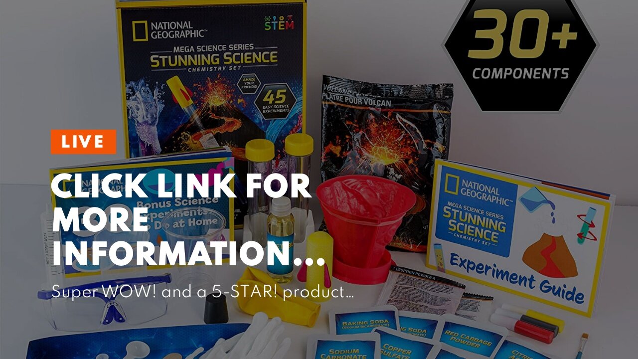 Click link for more information NATIONAL GEOGRAPHIC Earth Science Kit - Over 15 Science Experim...