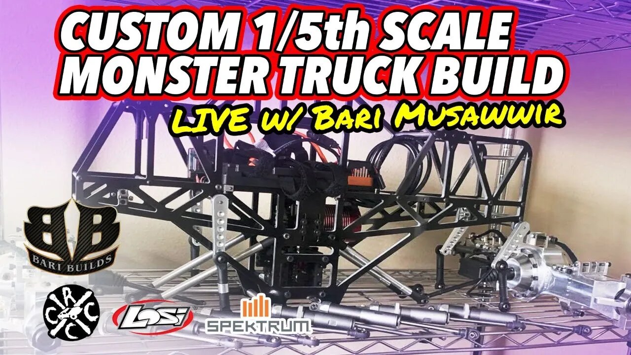 Custom 1/5 Scale RC Monster Truck Build With Bari Musawwir