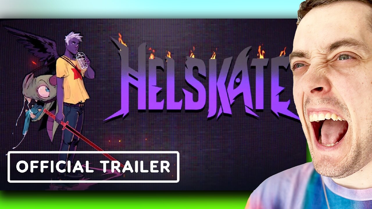 REACT TO Helskate - Official Reveal Trailer | Day of the Devs 2023 | MY REACTION