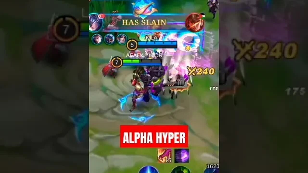 ALPHA HYPER #mobilelegends #shortvideo #mlbb #shortvideo #shorts #short #shortsvideo