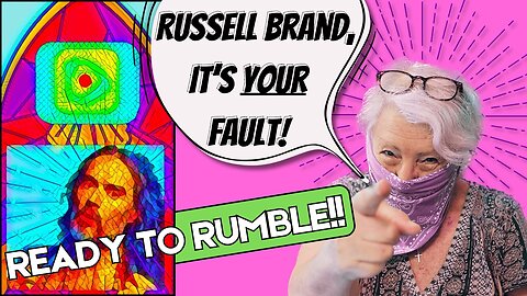 Outspoken Silver-Haired Angel attempts to break Rumble and the internet, blames it on Russell Brand