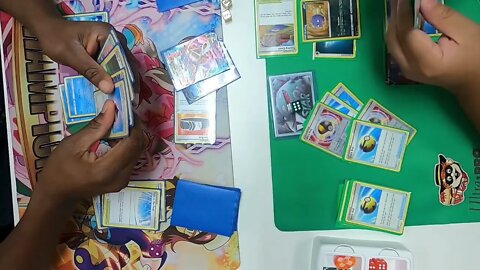 Inteleon VMAX vs Shaymin VStar/Glarian Weezing at @PocketSloths | Pokemon TCG