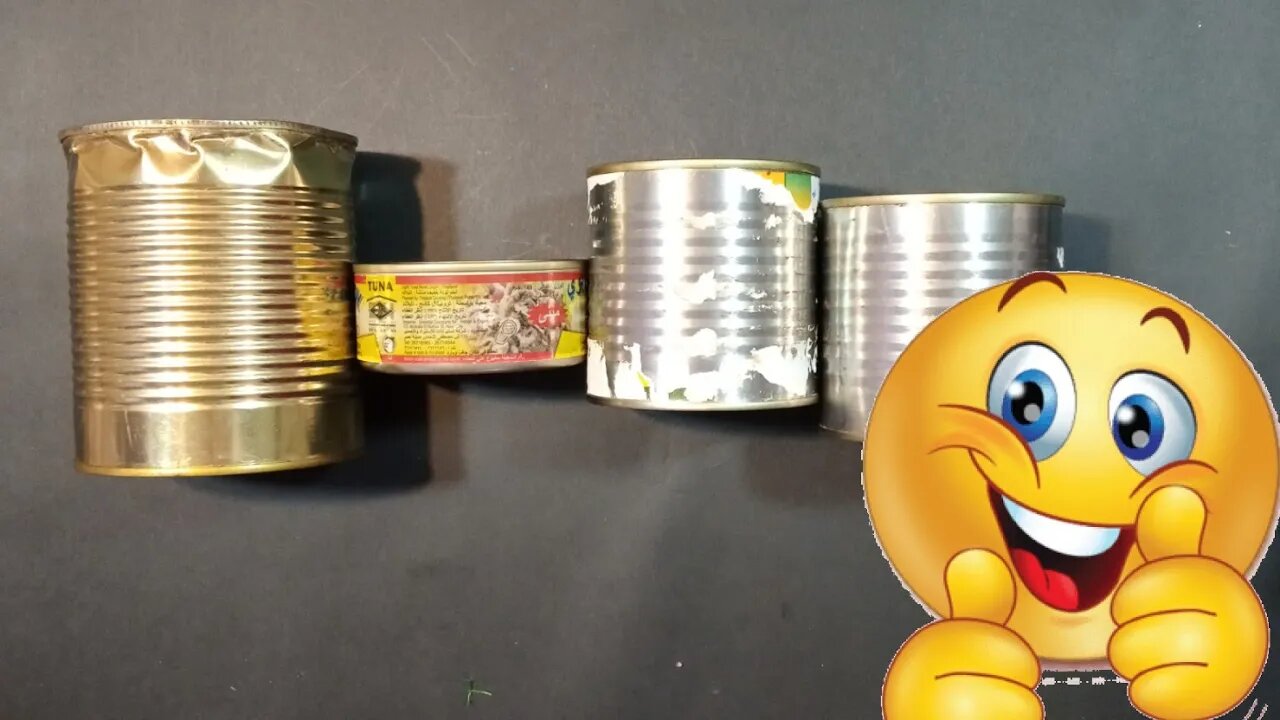 الأستفادة من علب الصفيح الجزء التاني-Take advantage of tin cans, part two