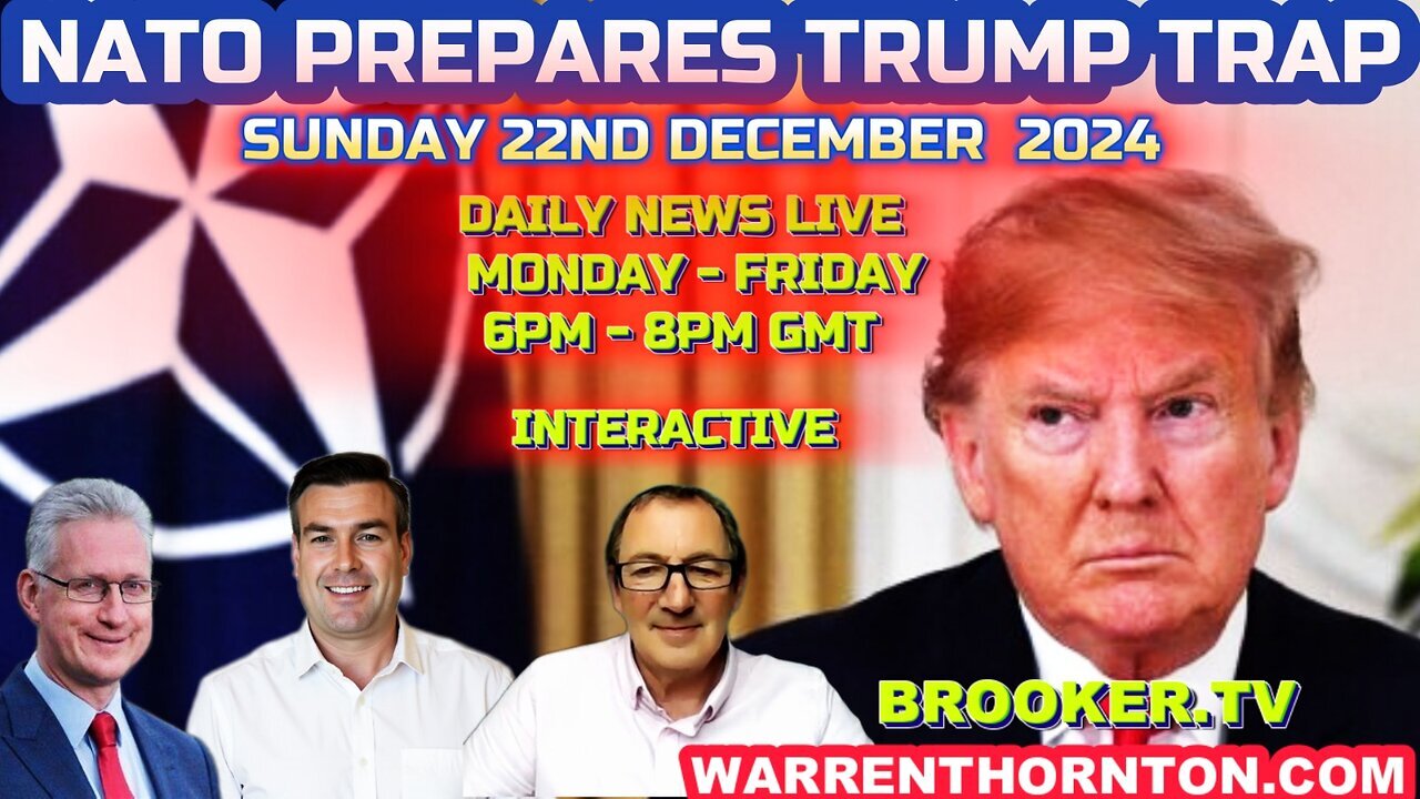 NATO PREPARES TRUMP TRAP WITH WARREN THORNTON, PAUL BROOKER & LEMBIT OPIK