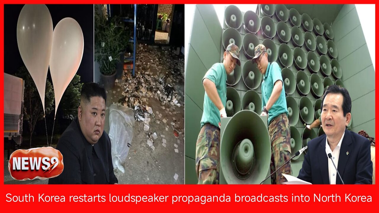 South Korea to resume propaganda broadcasts after North sends hundreds more rubbish balloons