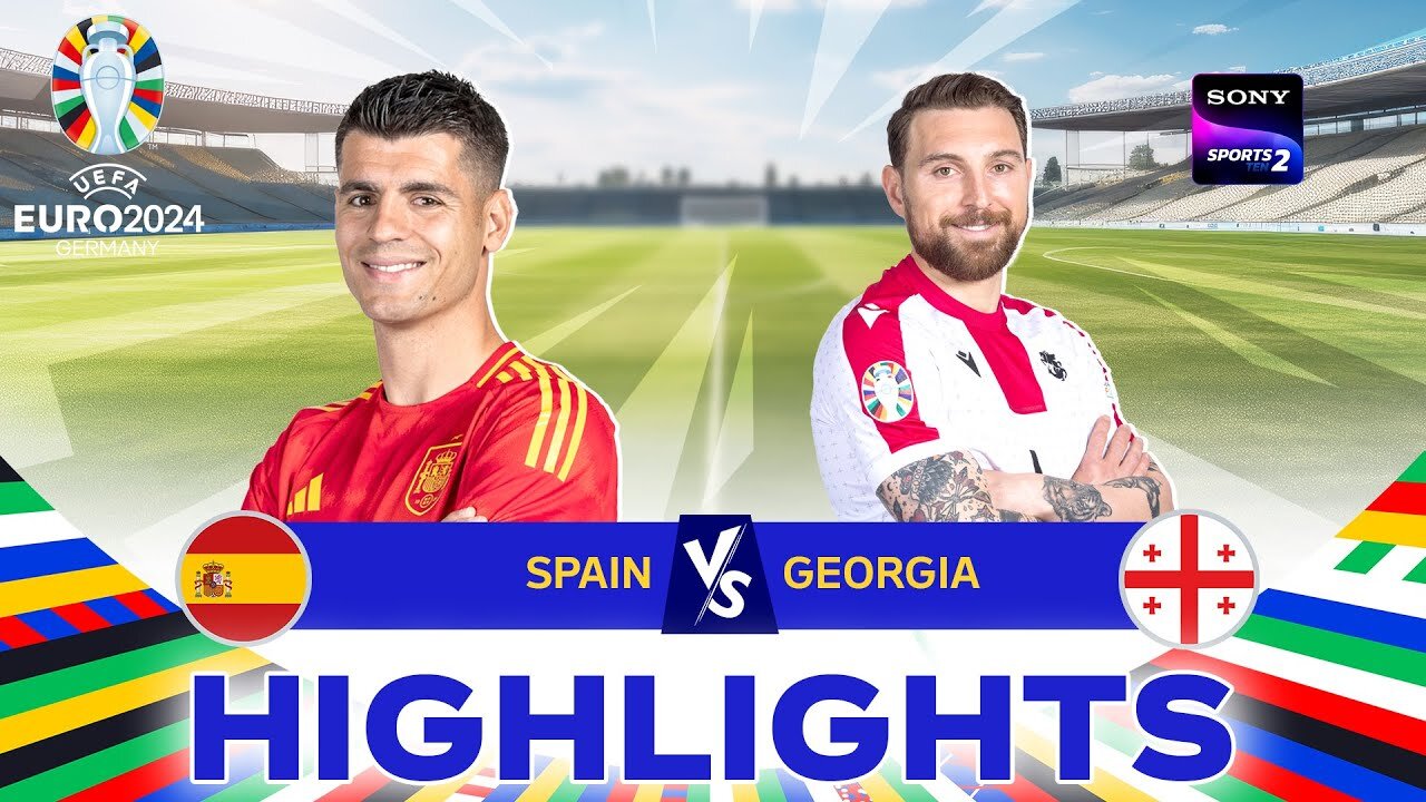 Spain 4 - 1 Georgia | Highlights | UEFA Euro | 1st July 2024