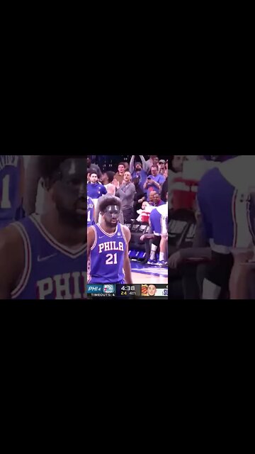 MASKED Embiid shows why HE should be MVP!😈 #shorts