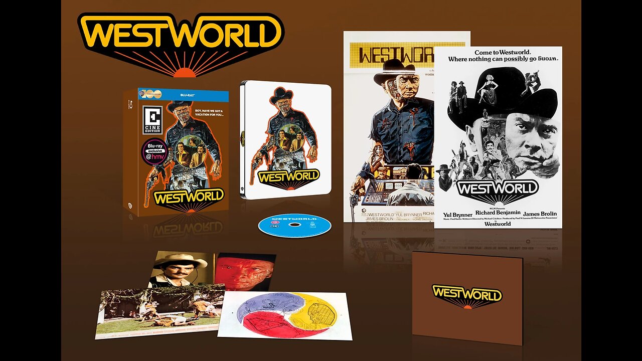 Westworld [Cine Edition Blu-ray with Steelbook HMV Exclusive] Yul Brynner