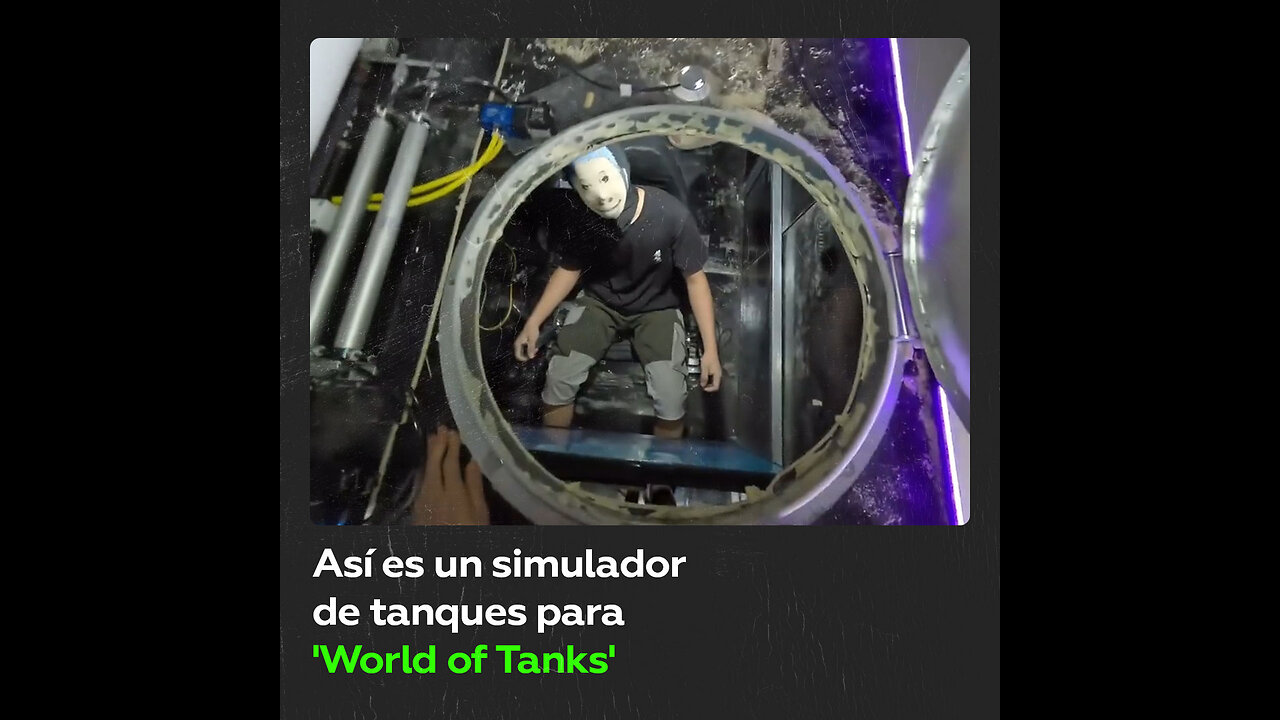 Un ‘gamer’ monta un tanque en su casa para sumergirse de lleno en el juego