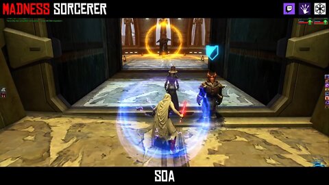 SWTOR 7.0 Madness Sorcerer: Veteran Boss Fight - Soa From Eternity Vault [Twitch Upload]