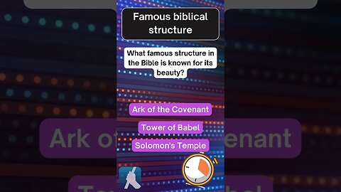 Crack the Riddle: Unravel the Mystery of This Question! 🔍: Famous Bible Structure #shorts #riddles