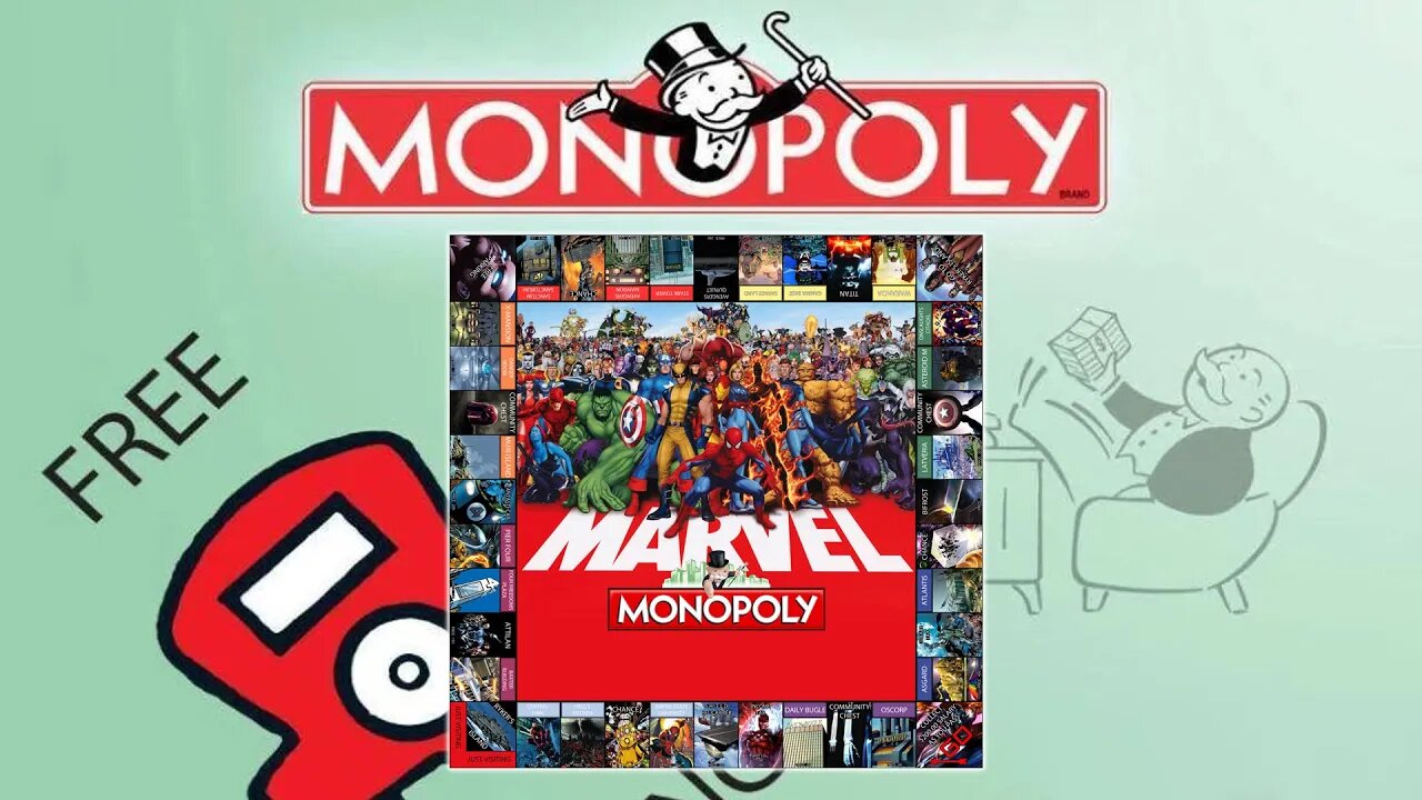 Marvel Monopoly Board