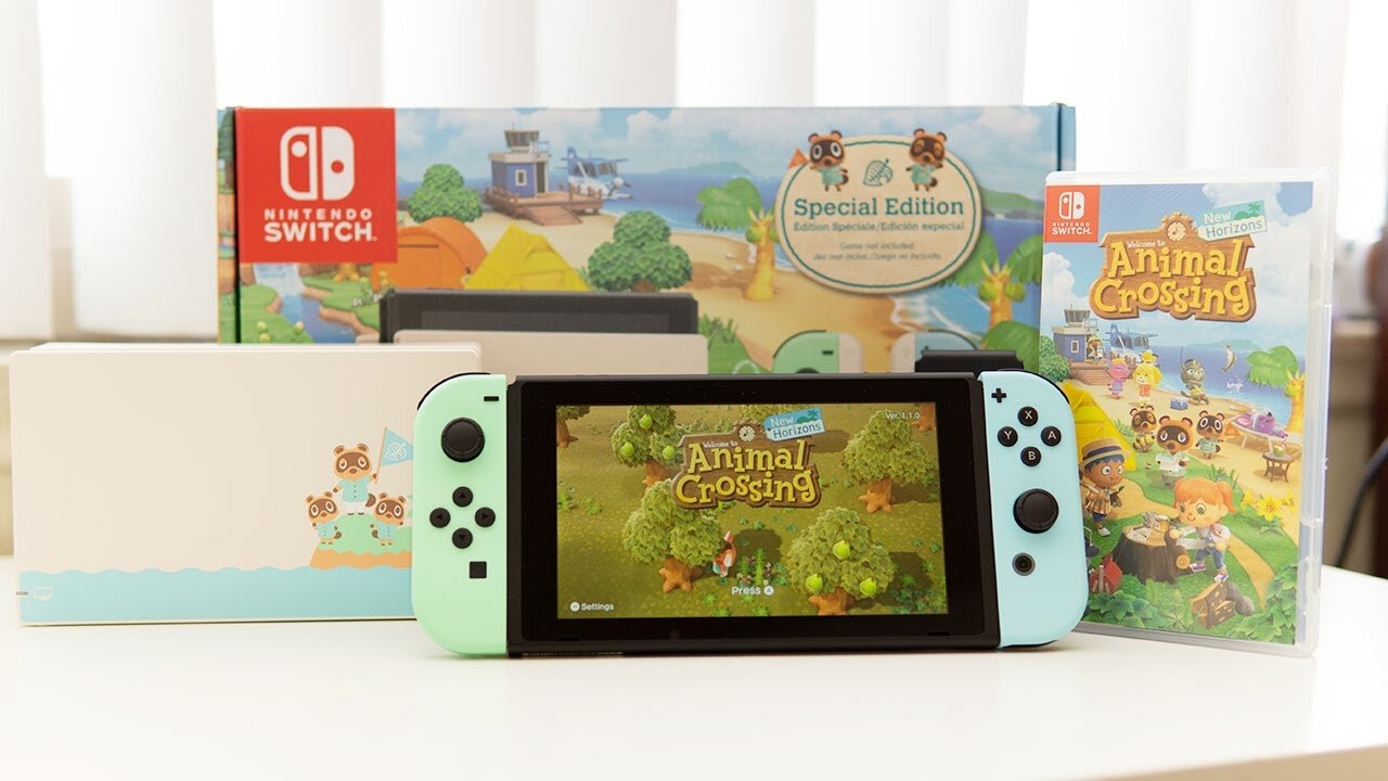 A No BS Unboxing of the Animal Crossing Switch Bundle (Special Edition)